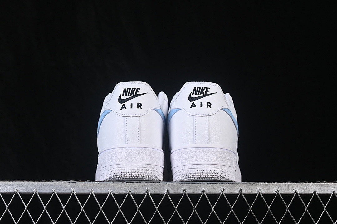 Nike [ZH0316-121]-[AIR FORCE 1 07 LOW CASUAL SNEAKERS WHITE/BLUE/WHITE]-[WOMAN:36-39.5]-[MAN:40-45] - Image 14