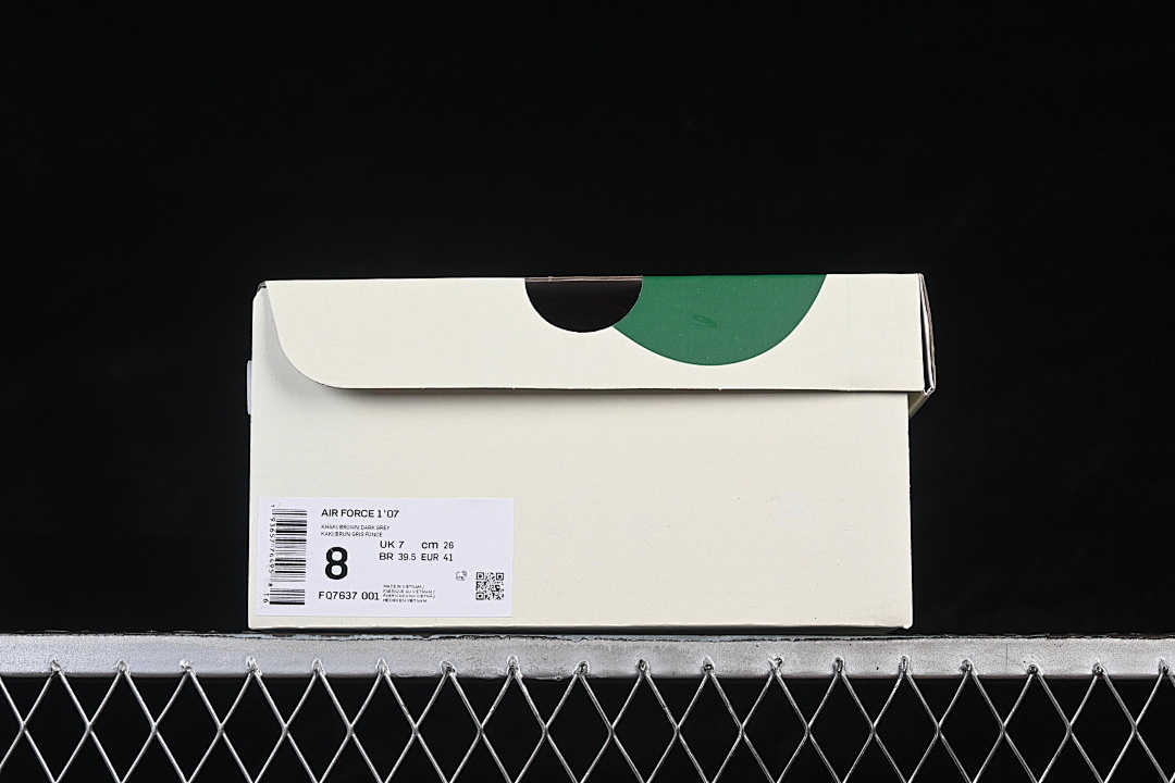 Nike [FQ7637-001]-[AIR FORCE 1 07 LOW WHITE/GREY/BLACK/GOLD]-[WOMAN:36-39]-[MAN:40-45] - Image 12
