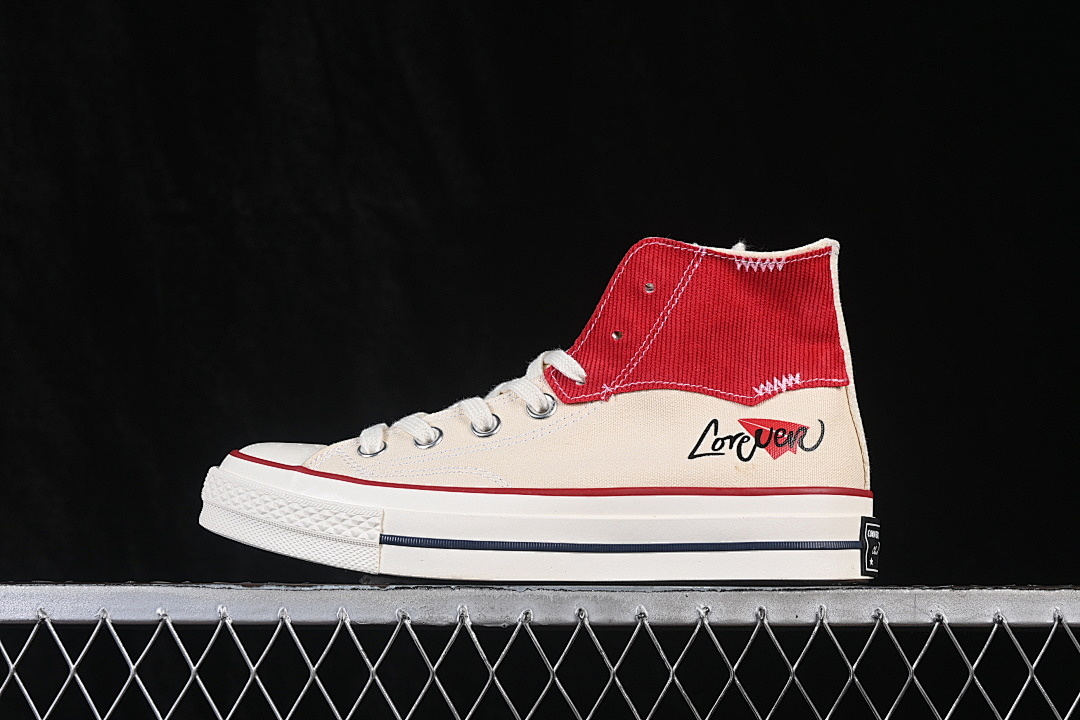 Unbranded [162053C]-[CASUAL CANVAS SHOES PARCHMENT/GARNET-EGRET/RED]-[WOMAN:35-39.5]-[MAN:40-44], photo 1