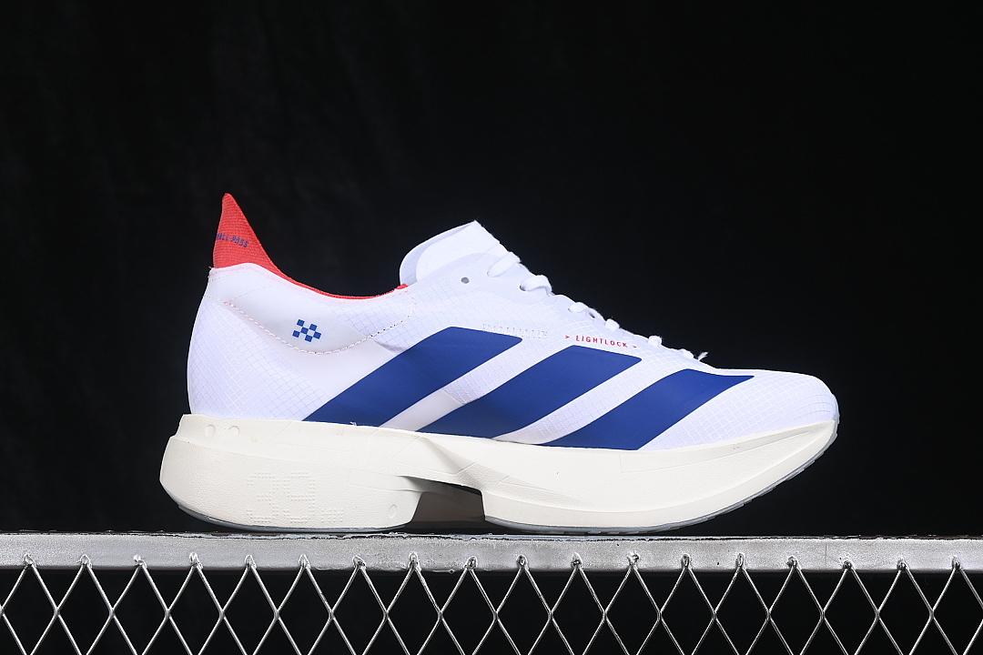 Adidas [JP6624]-[ADIZERO ADIOS PRO 4 CLOUD WHITE/ROYAL BLUE/PURE RUBY]-[WOMAN:36-39]-[MAN:40-46] - Image 16