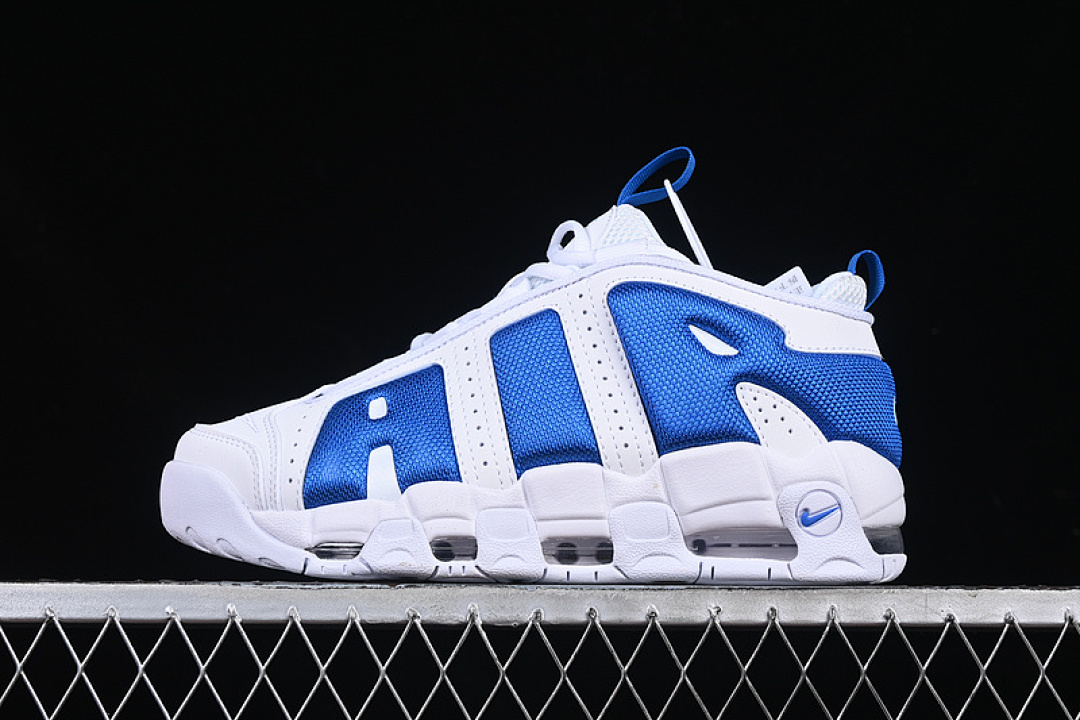 Nike Nike AIR MORE UPTEMPO LOW WHITE/HYPER ROYAL/PSYCHIC BLUE · FZ3055-101, photo 1