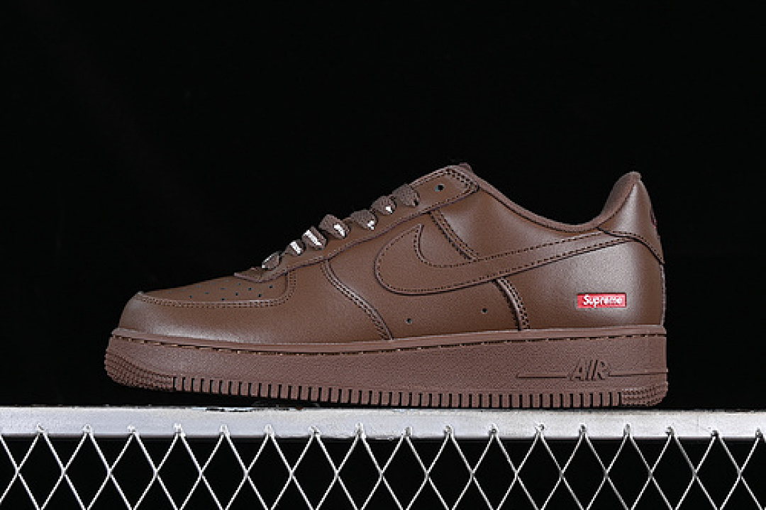 Nike [CU9225-101]-[SUPREME AIR FORCE 1 LOW BROWN]-[WOMAN:36-39]-[MAN:40-45], photo 1