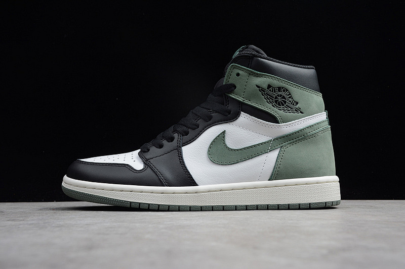 Jordan AIR Jordan 1 RETRO HIGH OG SUMMIT WHITE/CLAY GREEN-BLACK · 555088-135, photo 1