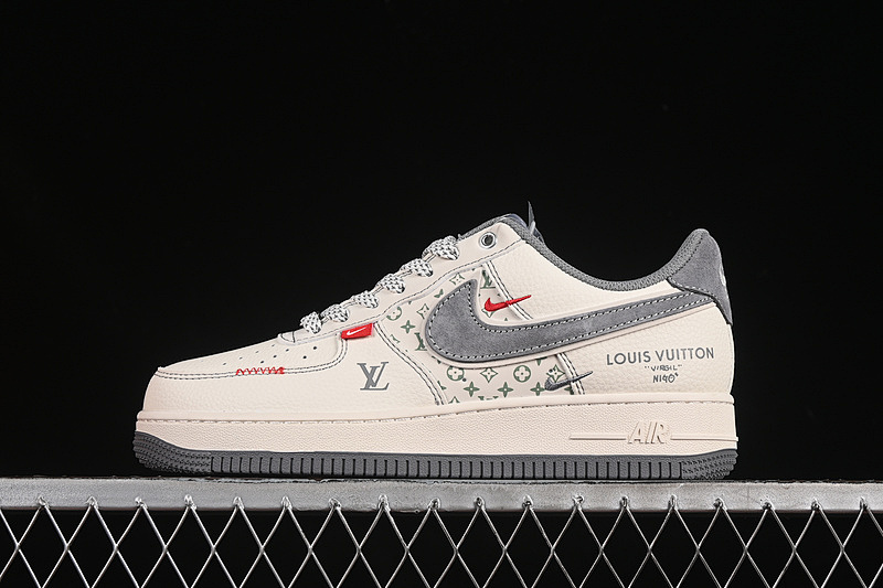 Nike Nike AIR FORCE 1 07 LOW LV WHITE/GREY · YX5066-350, photo 1