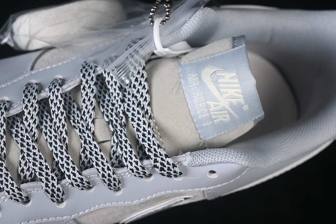 Nike [DN1688-818]-[AIR FORCE 1 07 LOW CASUAL SNEAKERS BLUE/GREY/BLUE]-[WOMAN:36-39]-[MAN:40-45] - Image 9