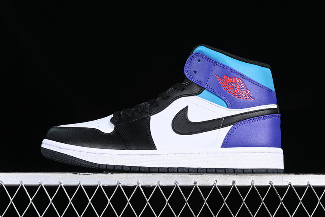 Jordan [DQ8426-154]-[AIR JORDAN 1 MID WHITE/COURT PURPLE/TROPICAL TWIST/VARSITY RED/UNIVERSITY (GOLD]), photo 1