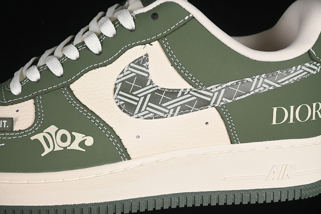 Nike [KK1988-081]-[AIR FORCE 1 07 LOW WHITE/GREEN]-[WOMAN:36-39]-[MAN:40-45] - Image 8
