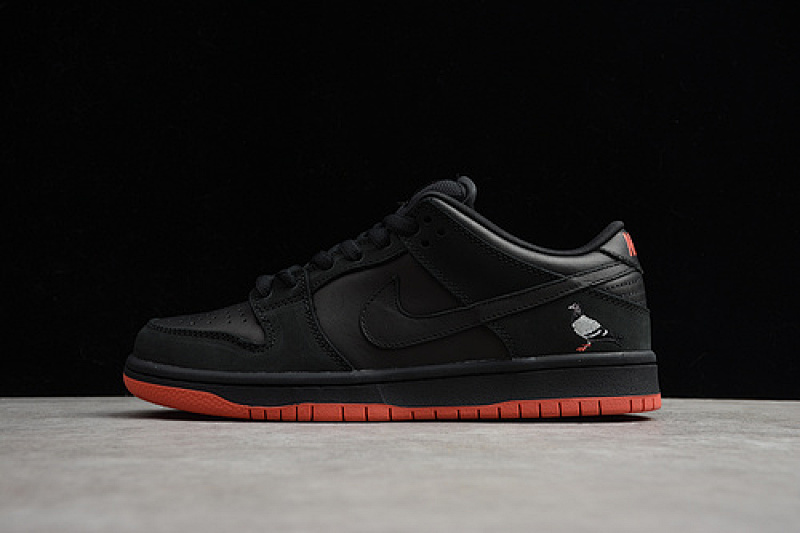 Nike SB DUNK LOW TRD QS BLACK PIGEON BLACK/BLACK-SIENNA · 883232-008, photo 1