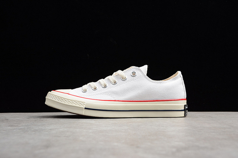 Converse Converse CHUCK 70 OX CANVAS WHITE/GARNET/EGRET · 162062C, photo 1