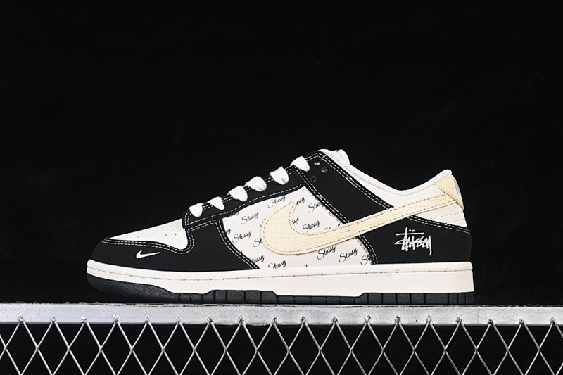 Nike DUNK LOW CASUAL SNEAKERS BLACK/WHITE/BEIGE · XS6089-634, photo 1