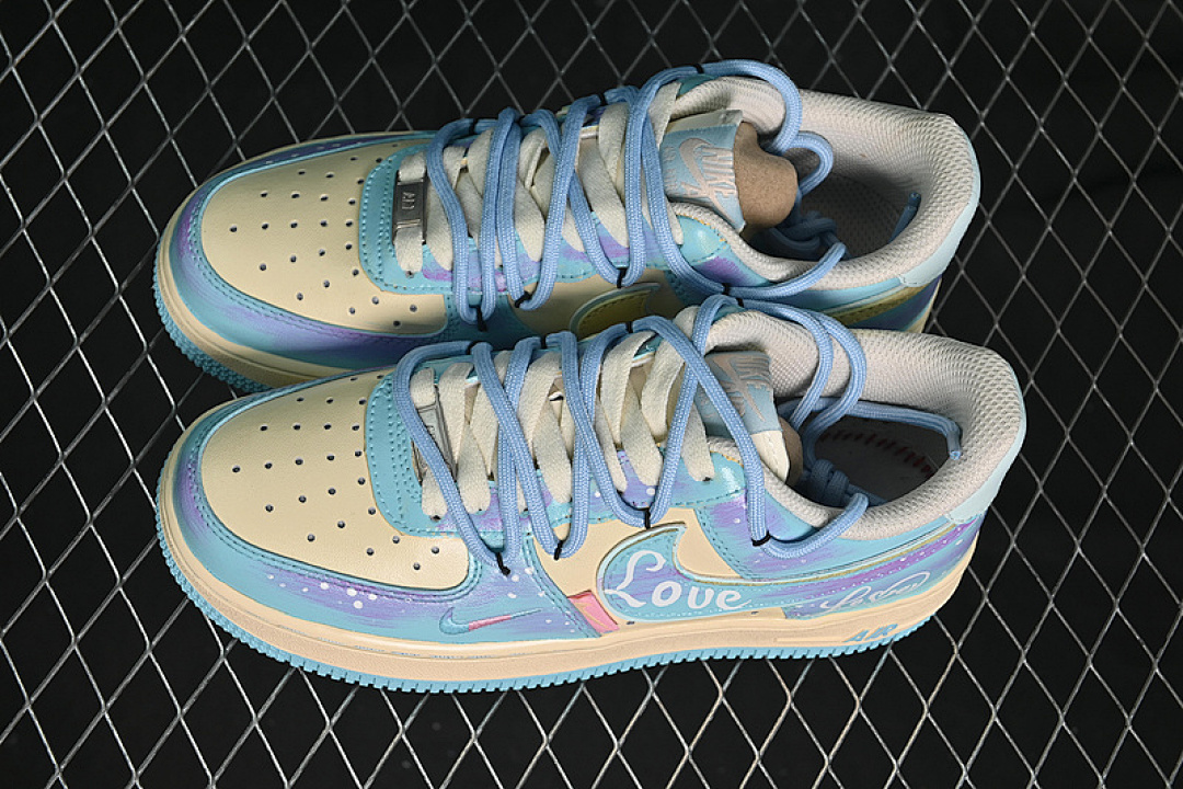 Nike [XL2332-555]-[AIR FORCE 1 07 LOW SWEET DREAM OF SEA SALT BLUE/BEIGE]-[WOMAN:36-39]-[MAN:40-45] - Image 11