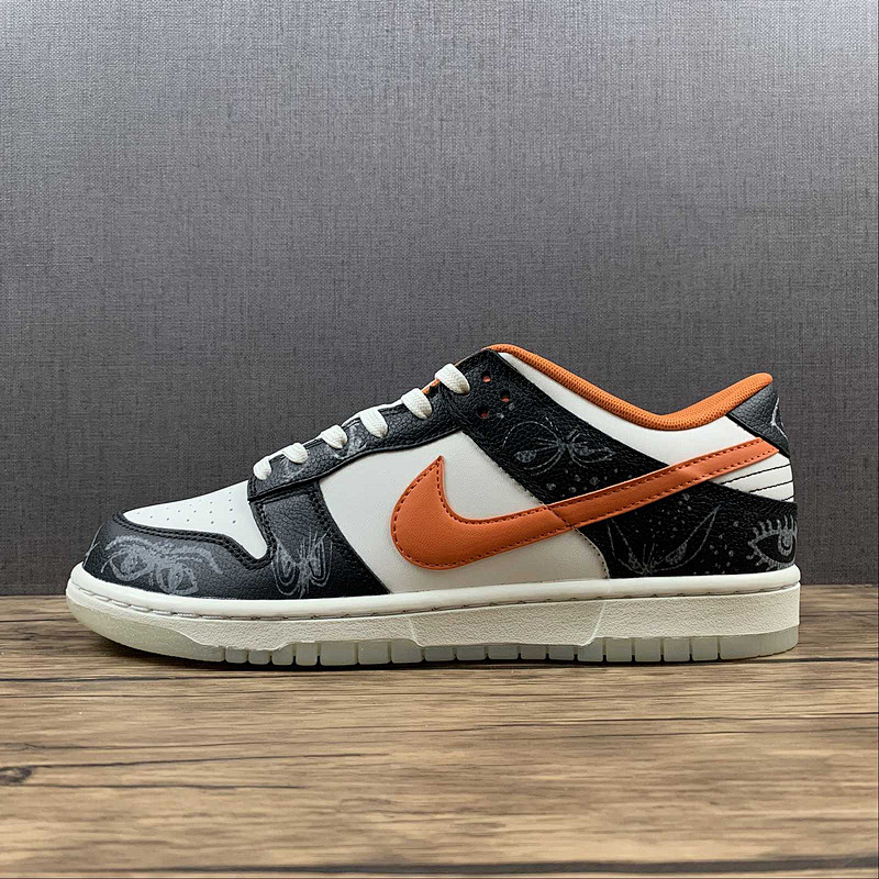 Nike SB DUNK LOW HALLOWEEN SAIL/STARFISH-BLACK · DD3357-100, photo 1