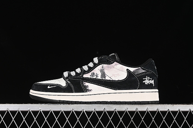 Jordan TRAVIS SCOTT X FRAGMENT DESIGN AIR Jordan 1 LOW OG SP WHITE/BLACK · XZ3368-555, photo 1
