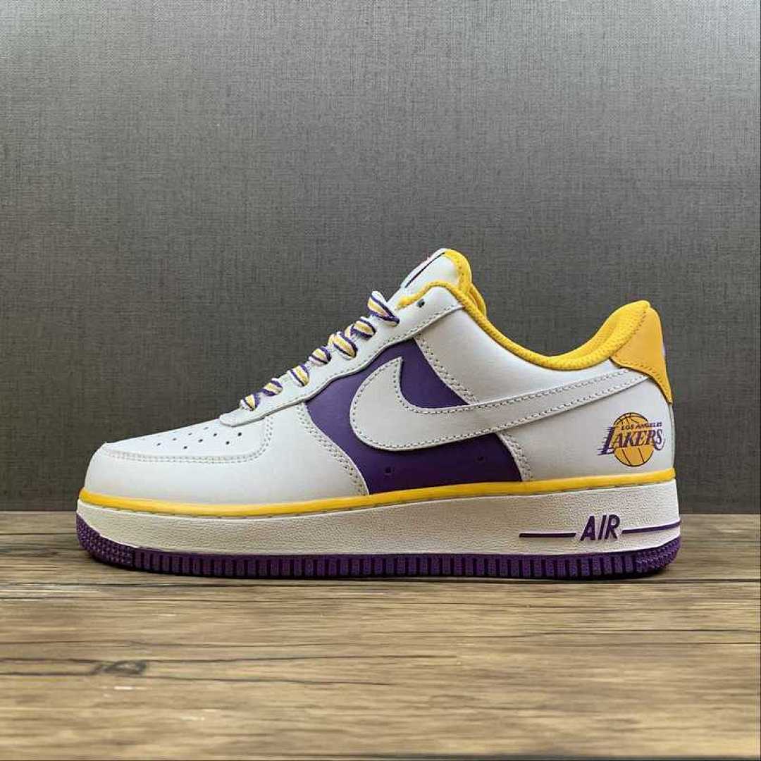 Nike [DC8864-001]-[AIR FORCE 1 LOW 07 75TH ANNIVERSARY WHITE/PURPLE/YELLOW]-[UNSIEX:36-45], photo 1