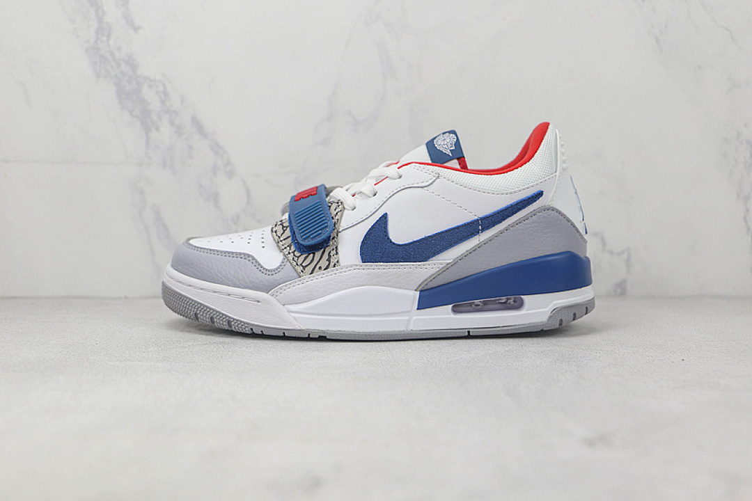 Jordan [CD7069-104]-[JORDAN LEGACY 312 LOW WHITE/FRENCH BLUE/WOLF GREY/UNIVERSITY RED]-[UNISEX:36-46], photo 1