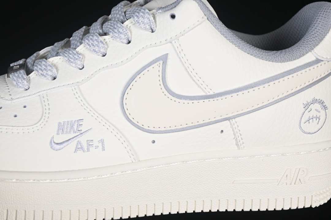 Nike [CS5288-039]-[AIR FORCE 1 07 LOW CASUAL SHOES WHITE/LIGHT GRAY]-[WOMAN:36-39]-[MAN:40-45] - Image 7