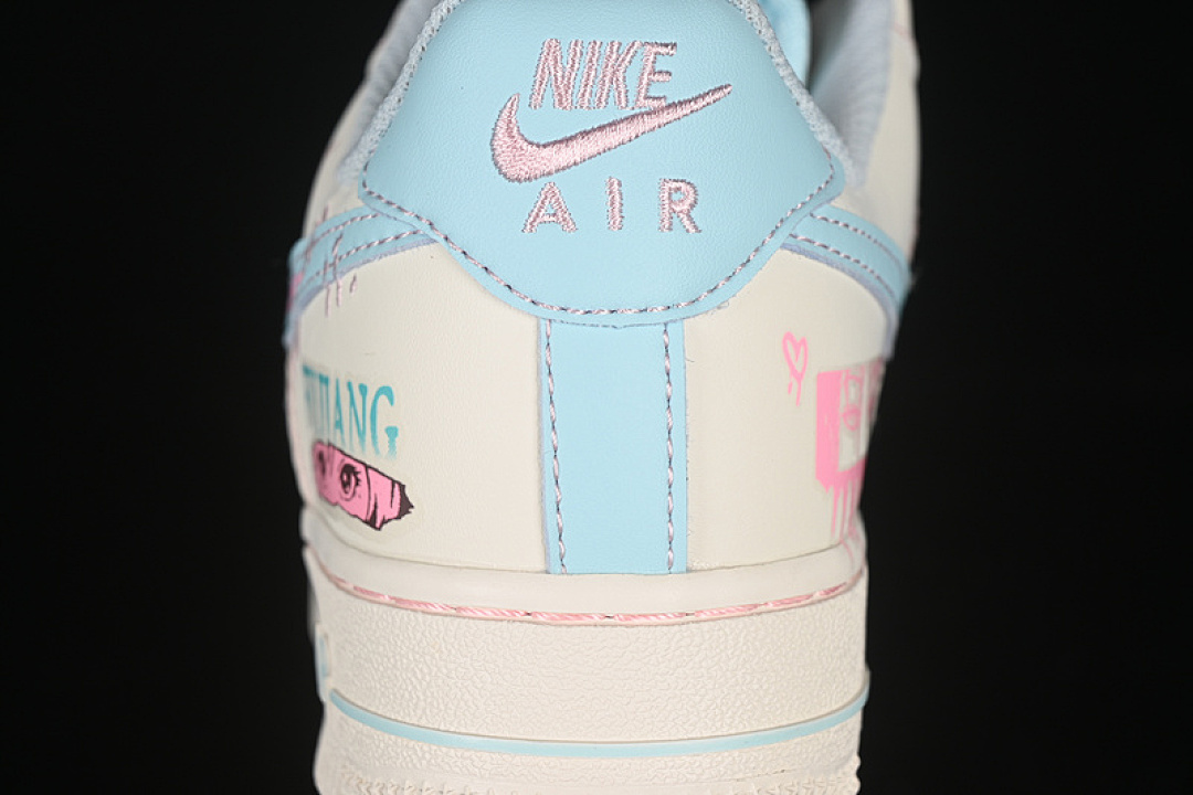 Nike [FJ7740-310]-[AIR AIR FORCE 1 07 LOW MISS FUJIANG WHITE/BLUE/PINK/BEIGE]-[WOMAN:36-42] - Image 7