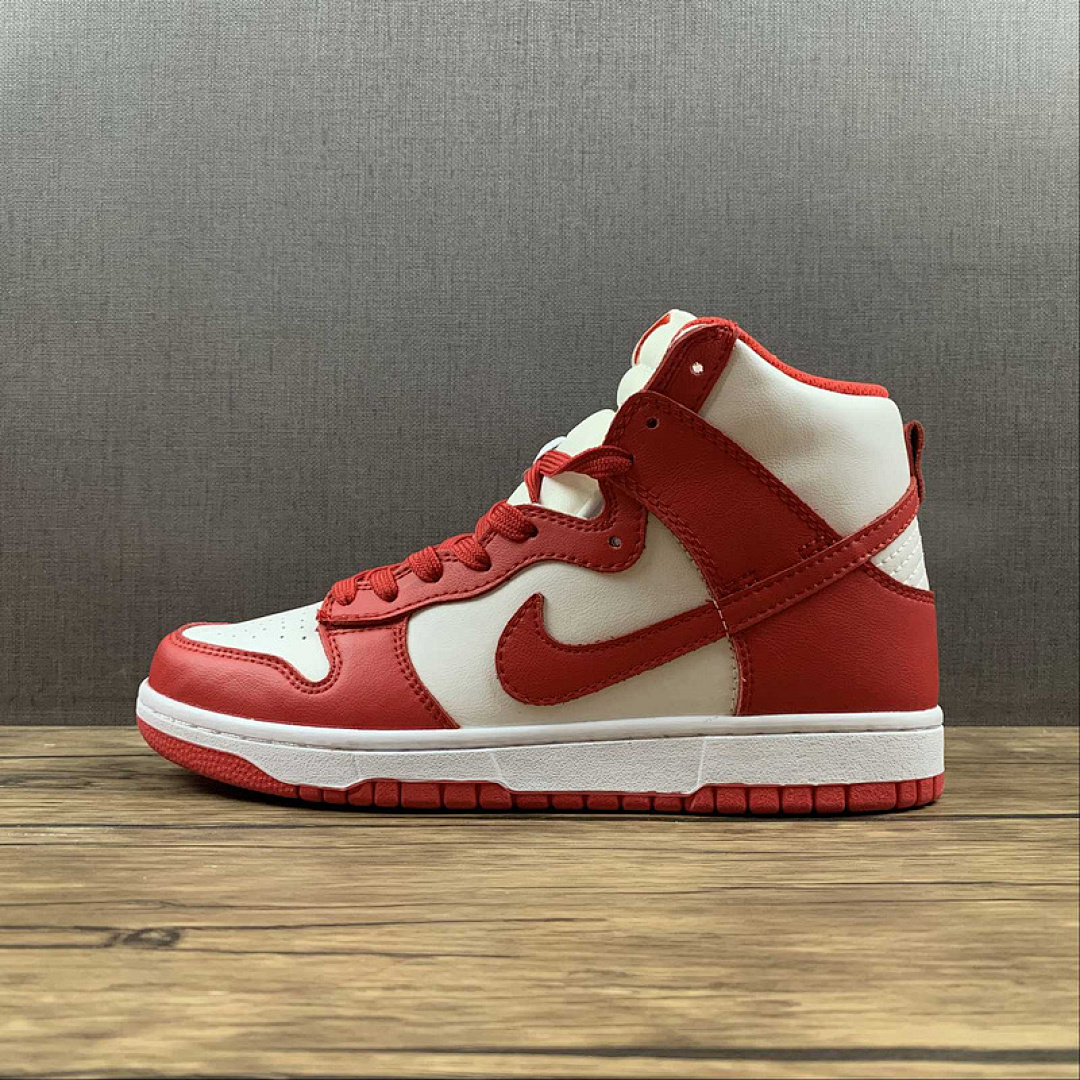 Unbranded [DD1399-103]-[SB DUNK HIGH WHITE/BLACK/UNIVERSITY RED]-[WOMAN:36-39]-[MAN:40-45], photo 1