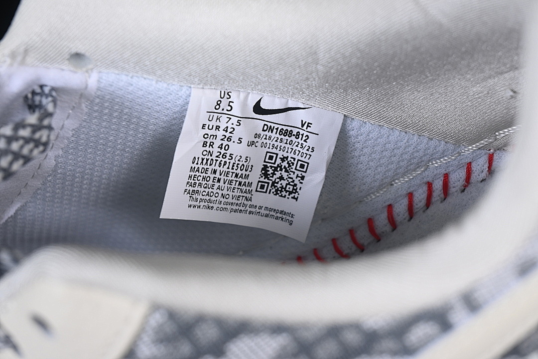 Nike [DN1688-812]-[AIR FORCE 1 07 LOW WHITE/GREY/RED]-[WOMAN:36-39]-[MAN:40-45] - Image 6
