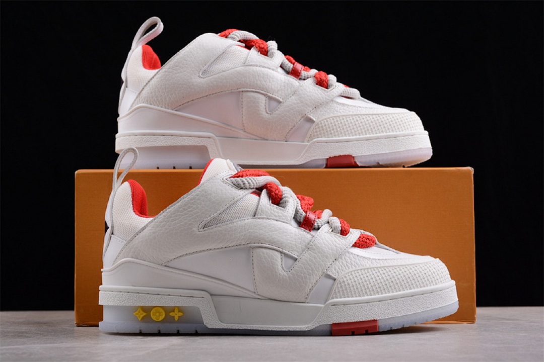 Louis Vuitton [LOUIS VUITTON L*V 1V WHITE/GREY/RED]-[WOMAN:35-39]-[MAN:40-45] - Image 2