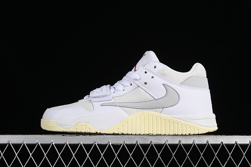 Jordan TRAVIS SCOTT X Jordan CUT THE CHECK WHITE/GREY/RED/YELLOW · FZ8117-003, photo 1