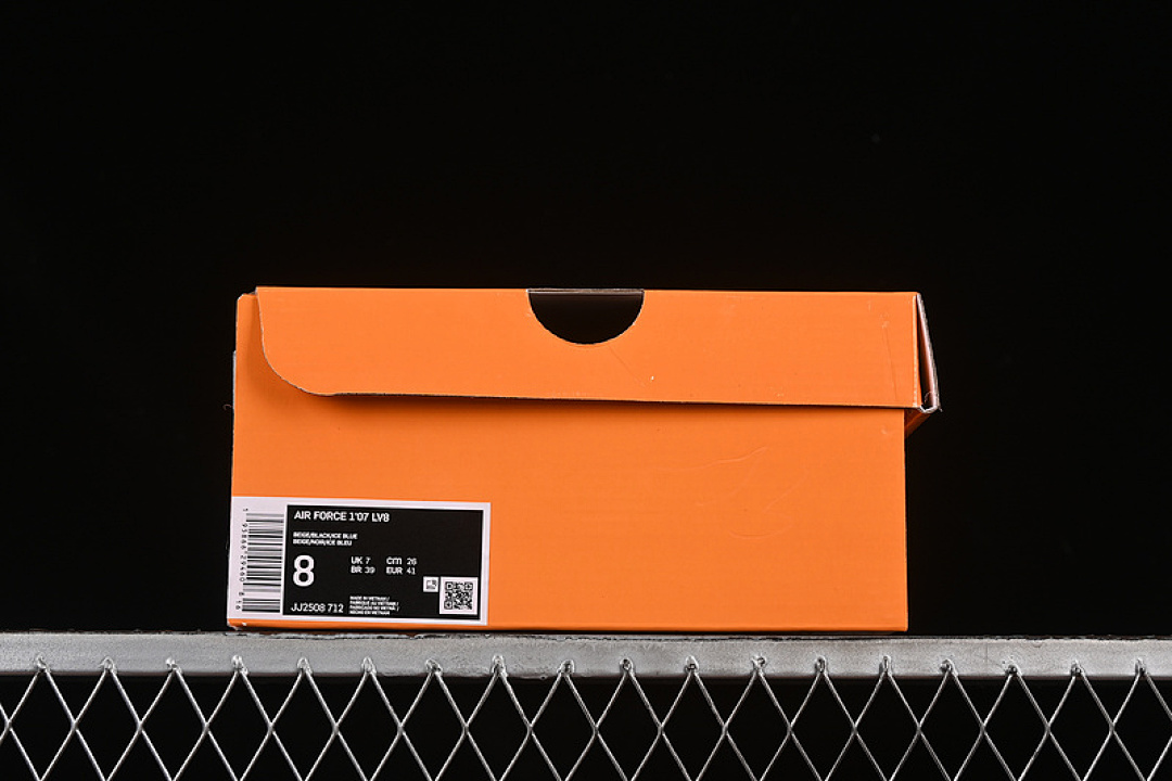 Nike [JJ2508-712]-[AIR FORCE 1 07 LOW LV WHITE/BLACK/BLUE]-[WOMAN:36-39]-[MAN:40-45] - Image 12