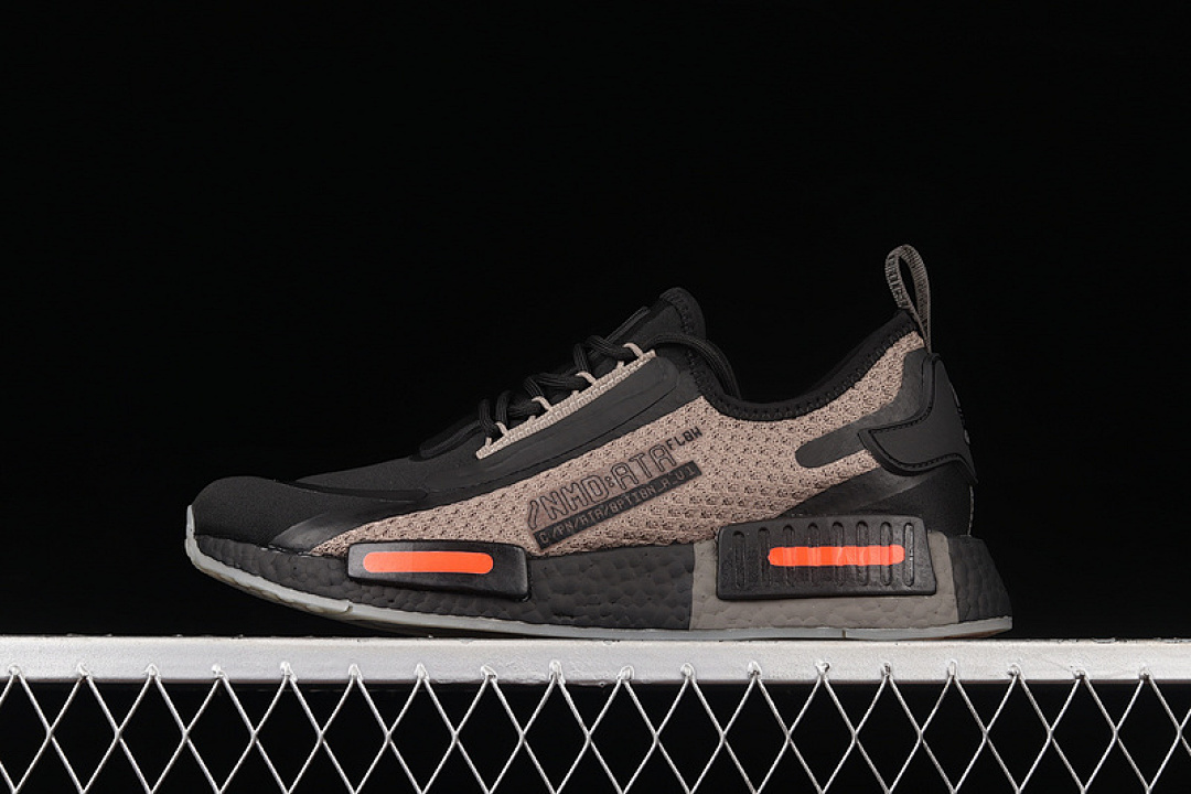 Unbranded [FZ3204]-[NMD_R1 SPECTOO SHOES CORE BLACK/GREY FIVE/SOLAR RED]-[WOMAN:36-39]-[MAN:40-45], photo 1