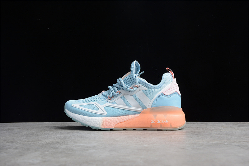 ZX 2K BOOST J SKY TINT/SKY TINT/GLOW PINK · FY0636, photo 1
