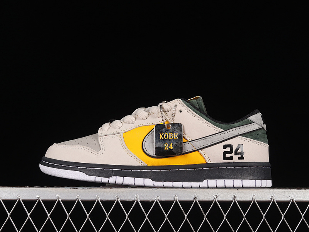 Nike TOMO KATSUHIRO SB DUNK LOW PRO KOBE WHITE/BLACK/YELLOW · LF2428-005, photo 1