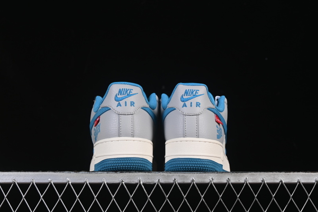 Nike [XD2588-607]-[AIR FORCE 1 07 LOW WHITE/BLUE/GREY]-[WOMAN:36-39]-[MAN:40-45] - Image 14
