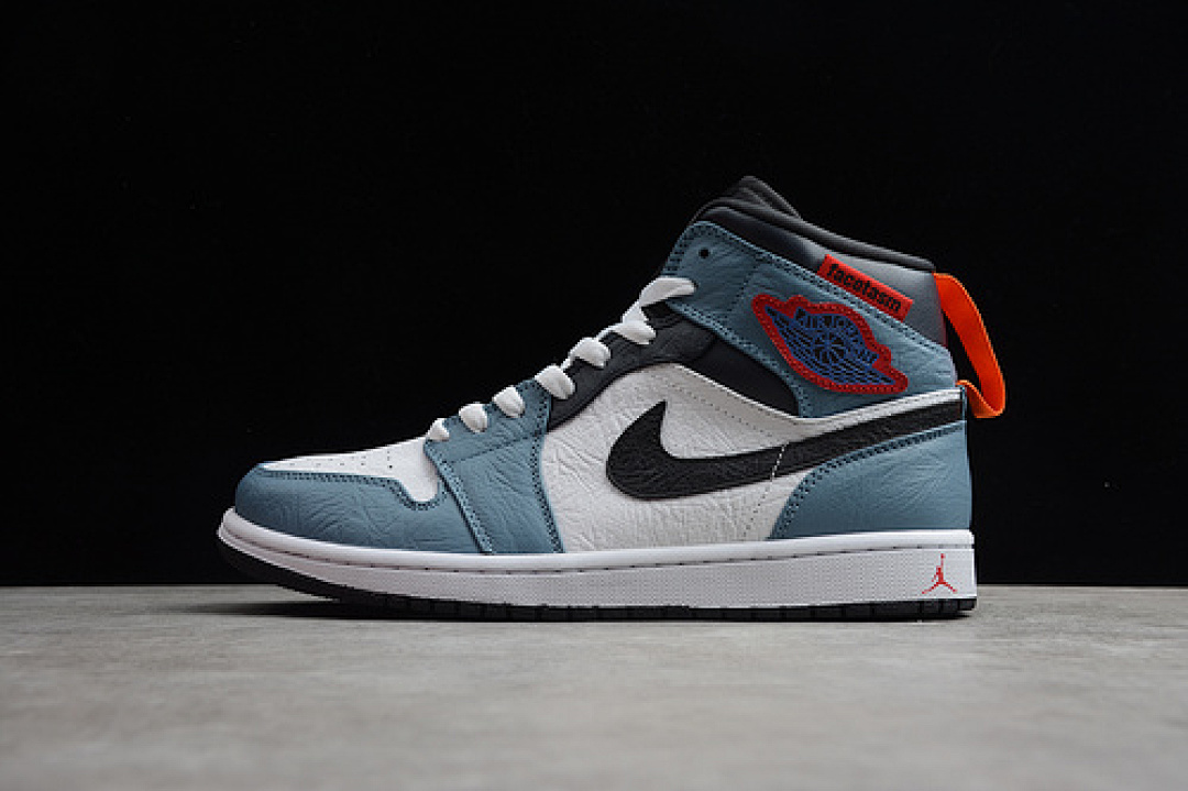 Jordan [CU2802-100]-[AIR JORDAN 1 MID FEARLESS FACETASM WHITE/BLUE]-[MAN:40-46], photo 1