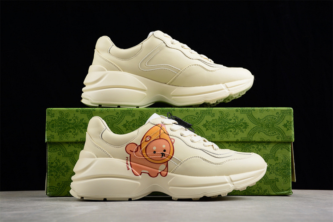 On Running [GU*CCI RHYTON VINTAGE TRAINER SNEAKER YELLOW]-[WOMAN:35-39]-[MAN:40-44] - Image 2