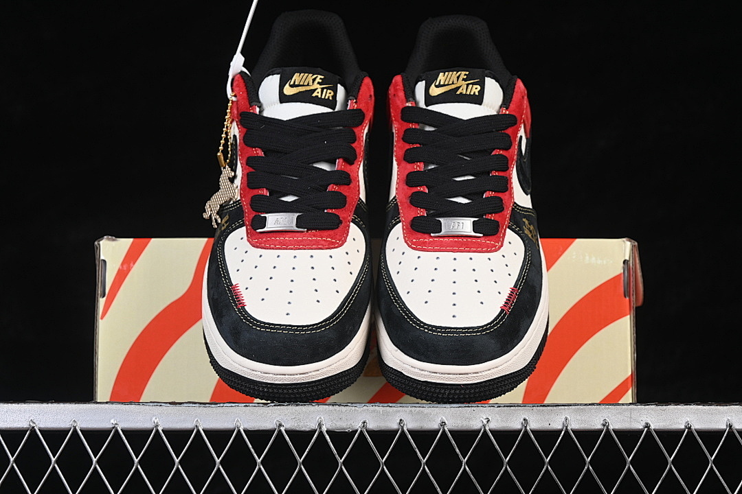 Nike [QW5288-131]-[AIR FORCE 1 07 LOW CASUAL SNEAKERS WHITE/BLACK/RED]-[WOMAN:36-39]-[MAN:40-45] - Image 13