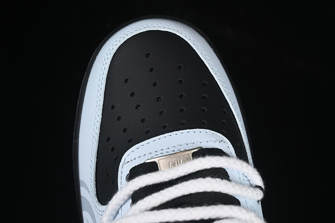 Nike [ZH0316-065]-[AIR FORCE 1 07 LOW BLACK/WHITE/BLUE]-[WOMAN:36-39]-[MAN:40-45] - Image 10
