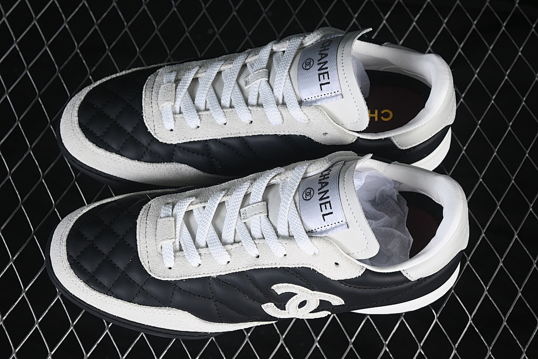 Chanel [G40179]-[SNEAKERS 26S SINGLE ITEM DE XUN SHOES BLACK/WHITE]-[WOMAN:35-39]-[MAN:40] - Image 10