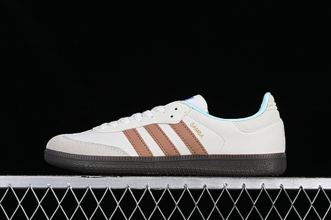 Adidas Adidas SAMBA VEGAN OG WHITE/GREY/BROWN/BLACK · ID2047, photo 1