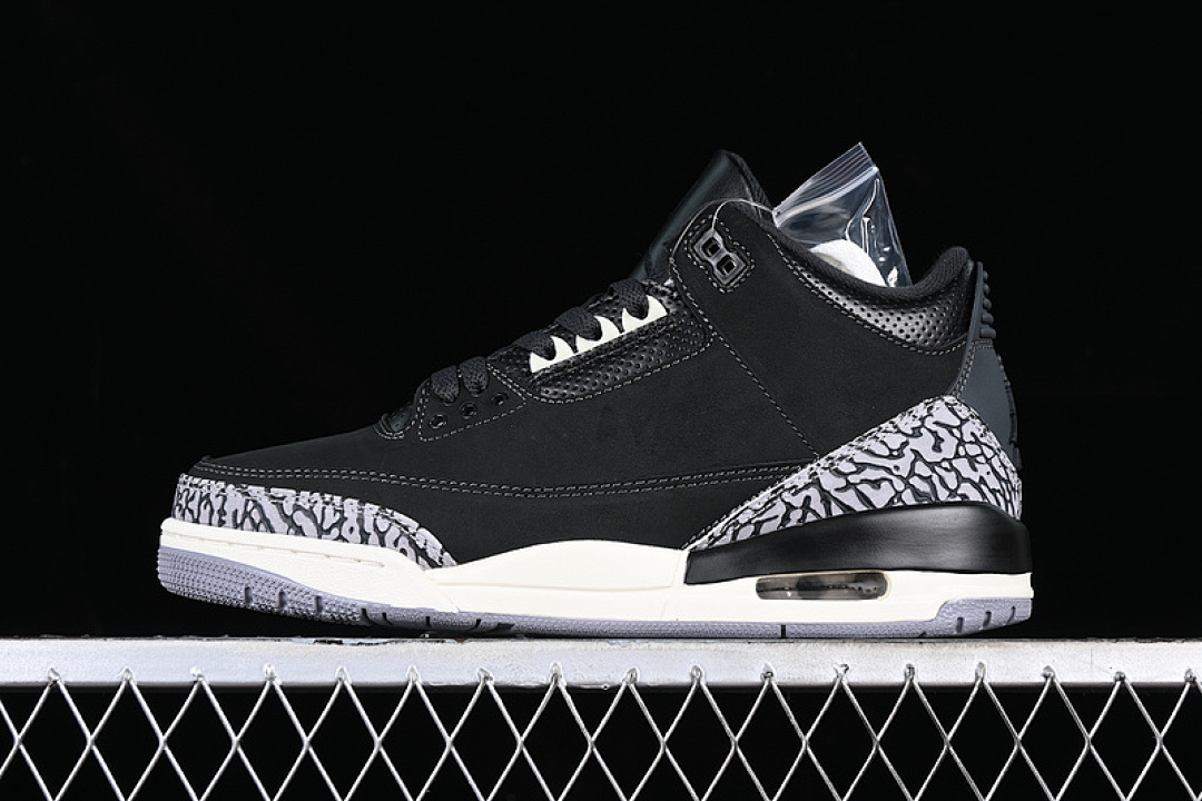 Jordan AIR Jordan 3 RETRO OFF NOIR WHITE/BLACK/GREY · CK9246-001, photo 1