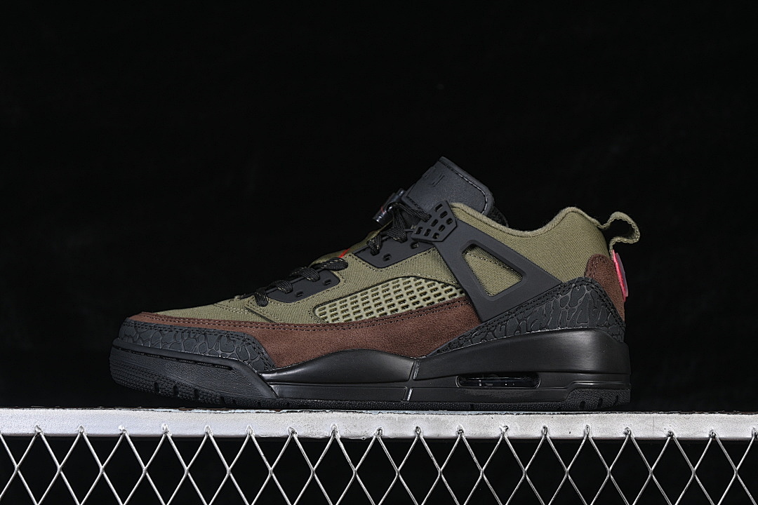 Jordan [IH1782-200]-[JORDAN SPIZIKE LOW OLIVE/UNIVERSITY RED/BLACK/BROWN]-[WOMAN:36-39]-[MAN:40-47.5], photo 1