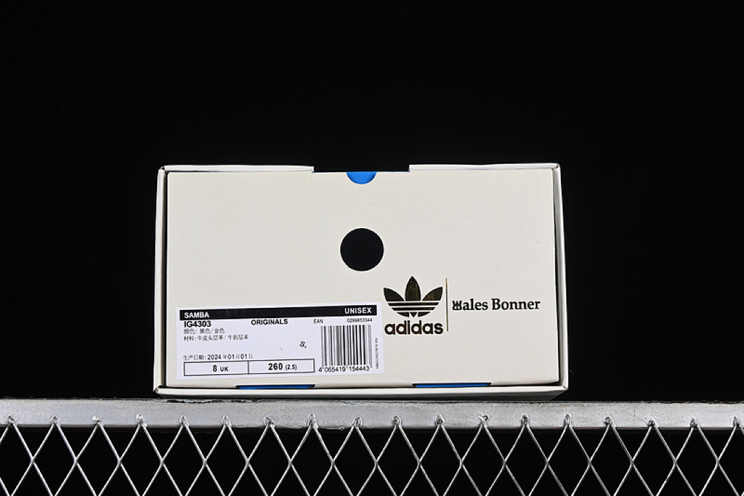 Adidas [IG4303]-[SAMBA OG WALES BONNER STUDDED PACK BLACK CORE BLACK/CREAM WHITE]-[UNISEX:35-45] - Image 13