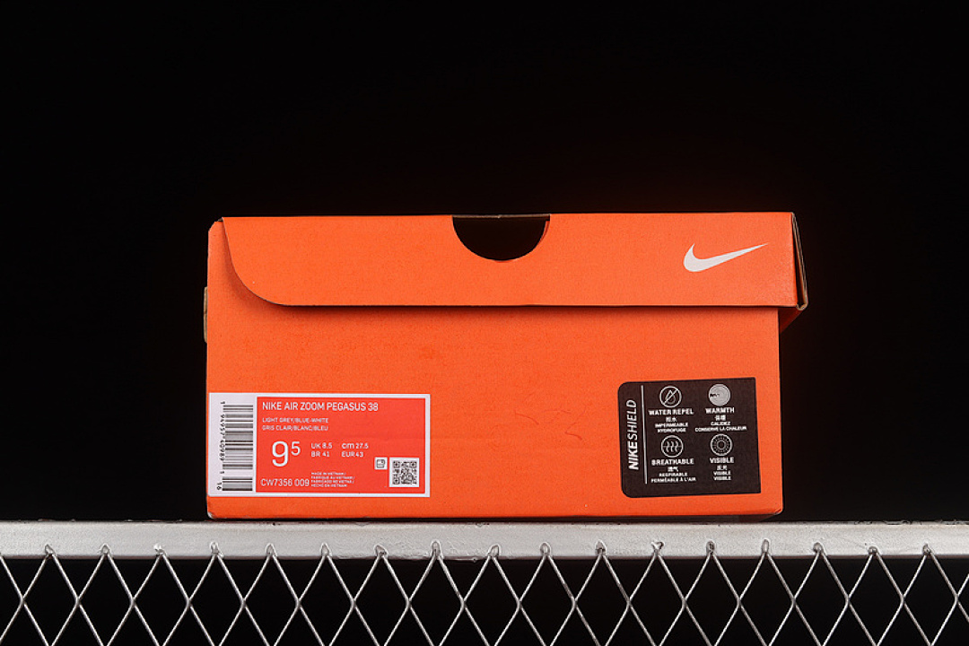 Nike [CW7356-009]-[AIR ZOOM PEGASUS 38 PURE PLATINUM/BLACK/DUTCH BLUE/PHOTO BLUE]-[MAN:39-45] - Image 7