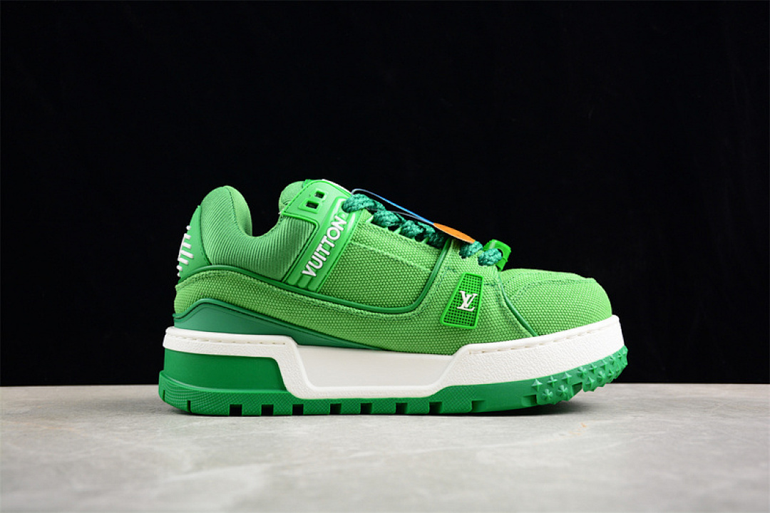 Louis Vuitton [L*V TRAINER MAXI WHITE/GREEN]-[WOMAN:35-39]-[MAN:40-45] - Image 12