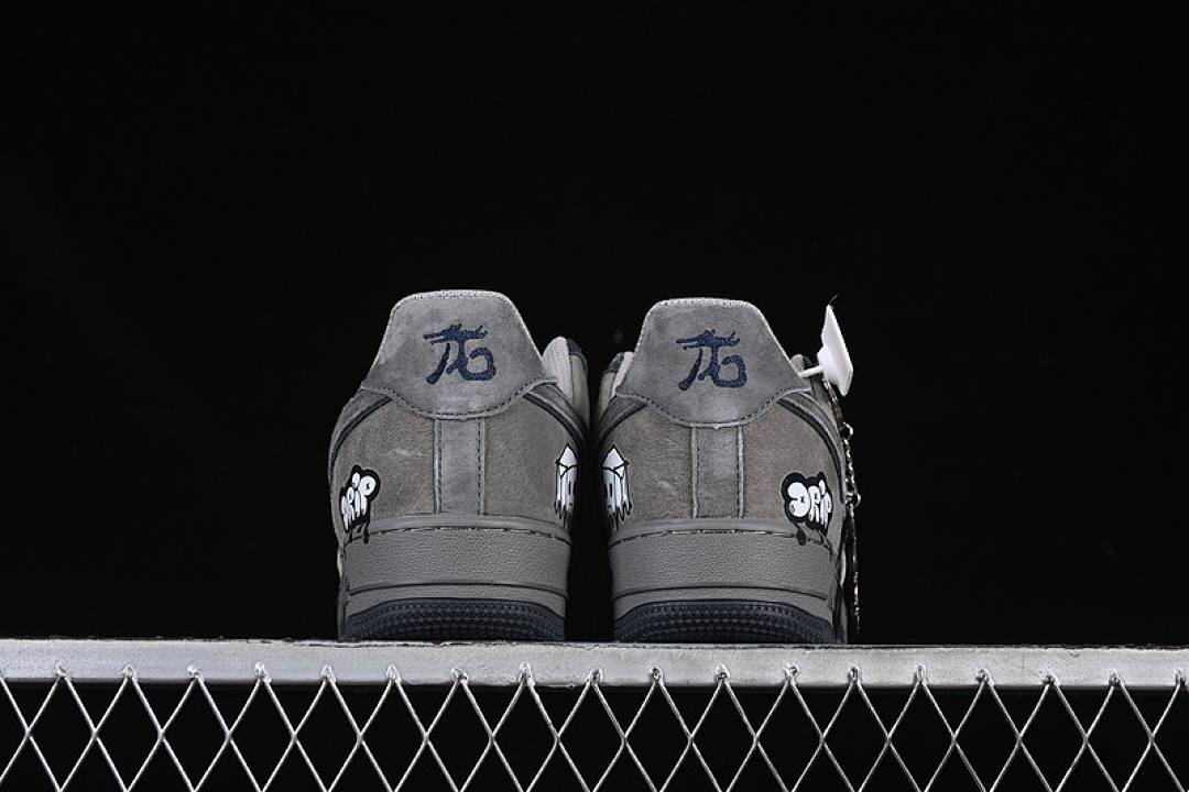 Nike [CD1221-806]-[AIR FORCE 1 07 LOW Box Ghost GREY/BLACK]-[WOMAN:36-39]-[MAN:40-45] - Image 14