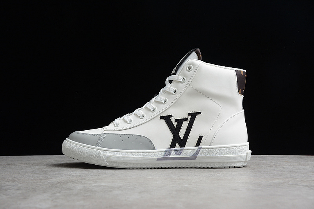 Louis Vuitton Louis Vuitton [L*V HIGH STELLAR SNEAKERS WHITE/LIGHT GREY/BLACK]-[WOMAN:35-39]-[MAN:40-44], photo 1
