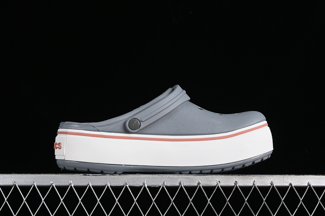 Crocs [CROCS CROCBAND PLATFORM RAINBOW WHITE/GREY]-[WOMAN:36-40] - Image 12