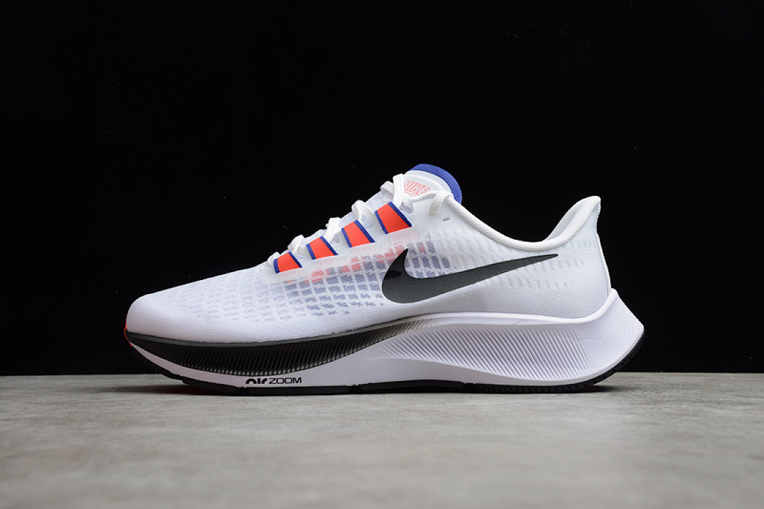 Nike [DD8348-100]-[AIR ZOOM PEGASUS 37 WHITE/BLACK/CONCORD]-[MAN:39-45] - Image 7