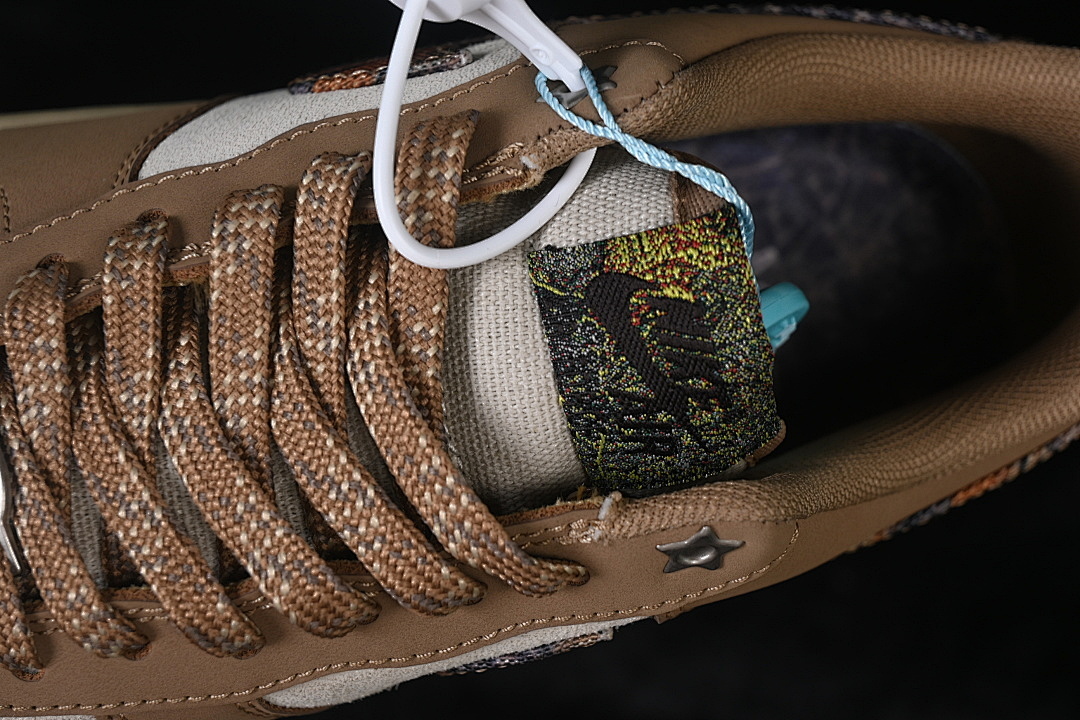 Nike [IO9803-200]-[AIR FORCE 1 07 LOW CASUAL SHOES WHITE/BROWN/APRICOT]-[WOMAN:36-39]-[MAN:40-45] - Image 8