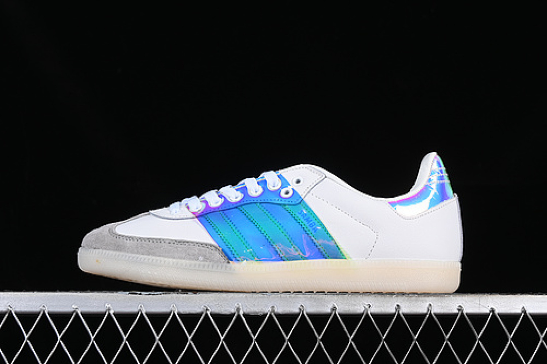Adidas [GX1024]-[WB SAMBA WHITE/GREY/GREEN/BLUE]-[WOMAN:36-39]-[MAN:40-45], photo 1