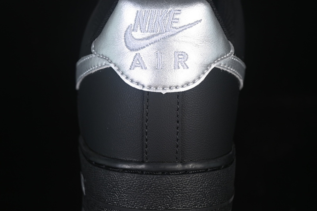 Nike [ZH0316-125]-[AIR FORCE 1 07 LOW SILVER/BLACK]-[WOMAN:36-39]-[MAN:40-45] - Image 6
