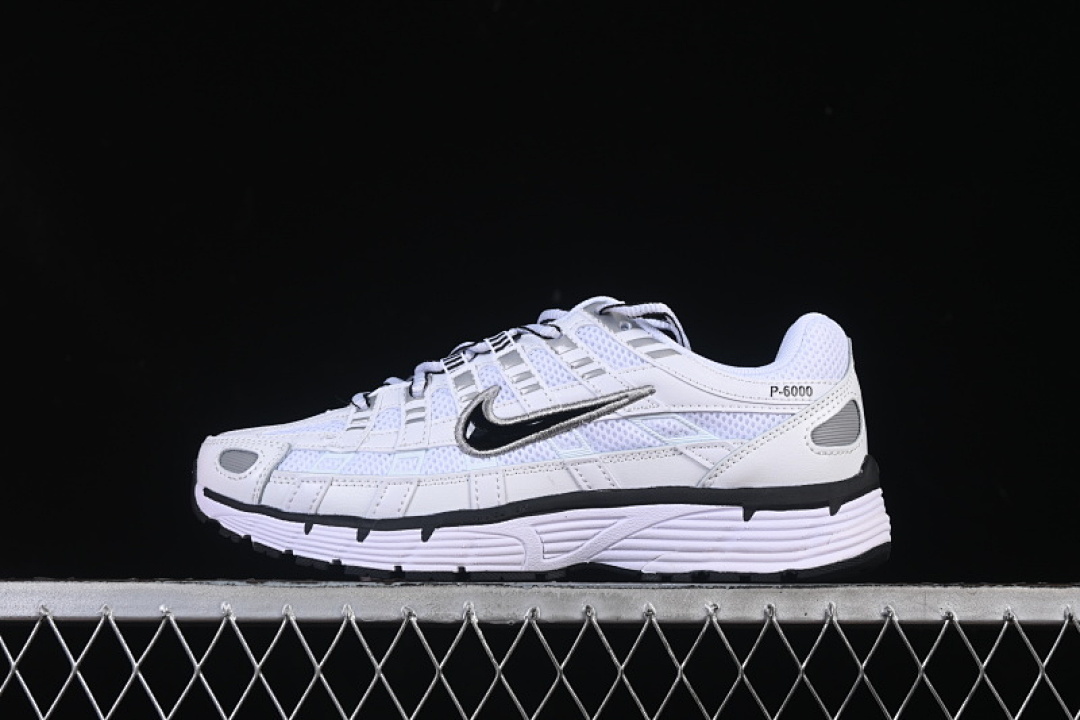 Nike Nike [CD6404-107]-[P 6000 PRM RETRO CASUAL SPORTS DAD SHOES BLACK/WHITE]-[WOMAN:36-39]-[MAN:40-45], photo 1