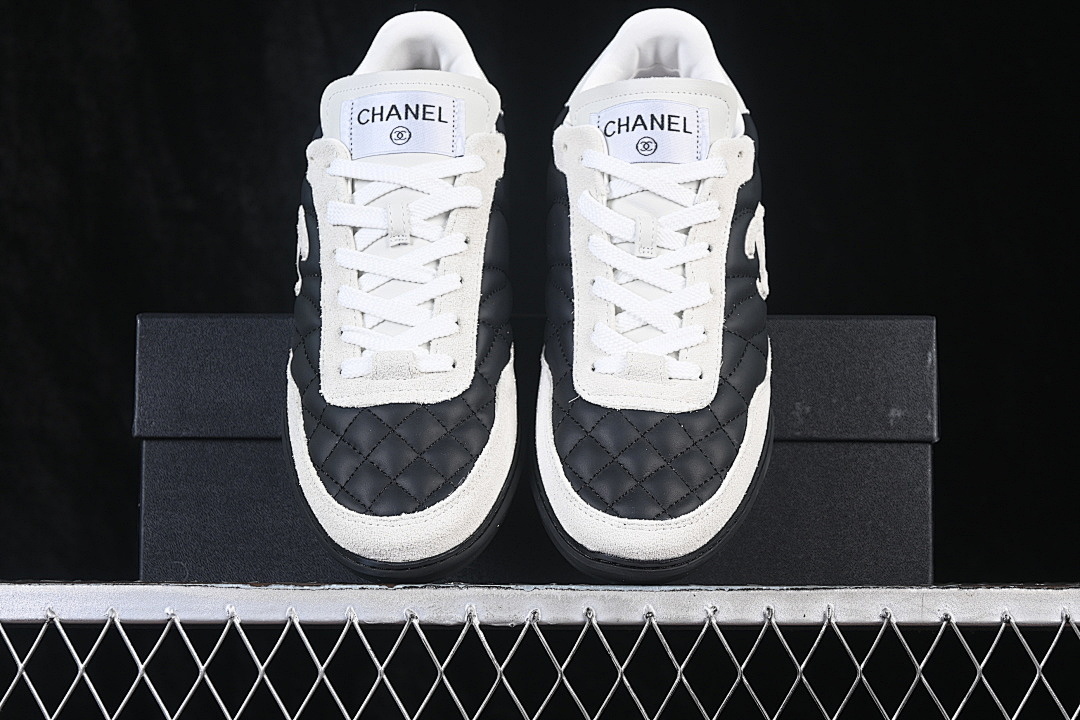 Chanel [G40179]-[SNEAKERS 26S SINGLE ITEM DE XUN SHOES BLACK/WHITE]-[WOMAN:35-39]-[MAN:40] - Image 12